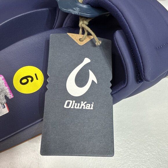 OluKai Sunbeam Slide Women’s Sandals Navy/Navy Size 9 NEW - Picture 6 of 7